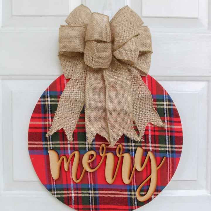 Image for Simple Cozy Christmas Wreath