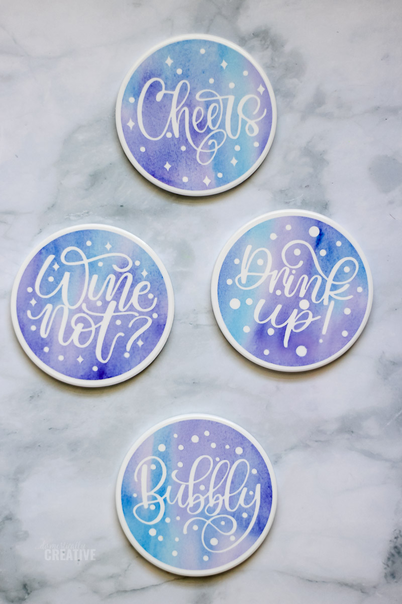 DIY Coasters with Infusible Ink
