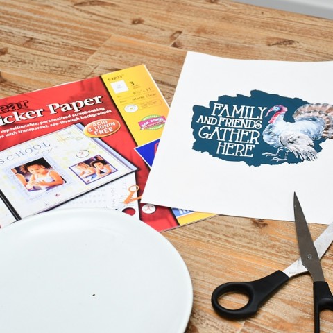 Image for DIY Thanksgiving Decorative Plate