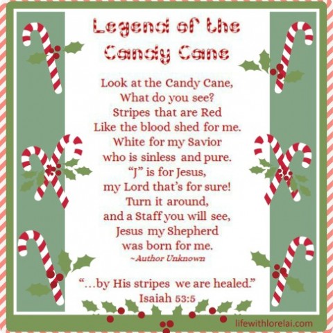 Image for Candy Cane Legend with Printables