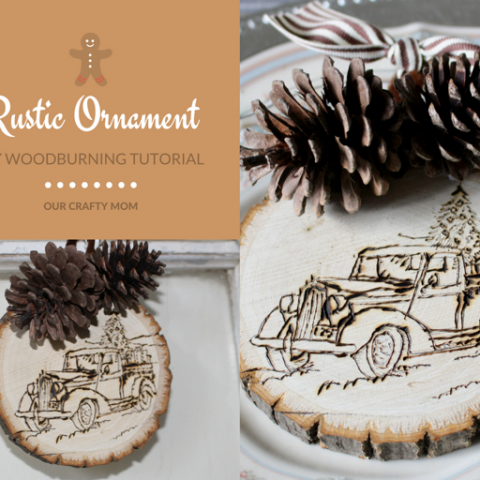 Image for DIY Rustic Wood Slice Ornament