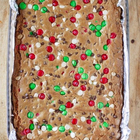 Image for M&M'S Christmas Cookie Bars