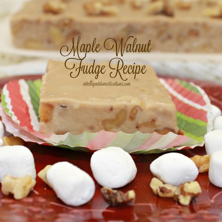 Image for Maple Walnut Fudge Recipe