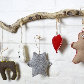 Image for Easy Cookie Cutter Sweater Upcycled Christmas Ornaments