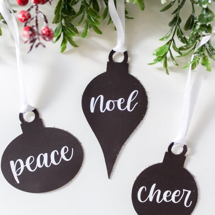 Image for Simple DIY Leather Christmas Ornaments