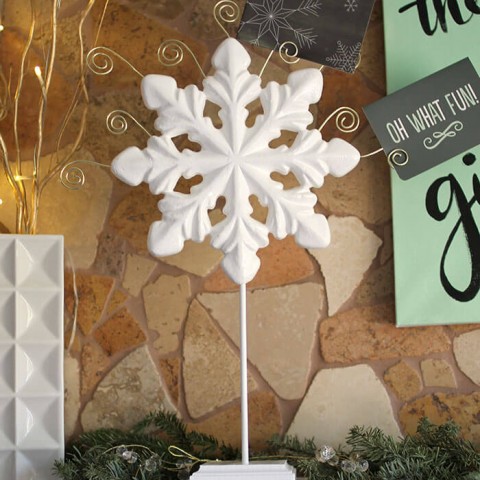 Image for DIY Snowflake Christmas Card Holder