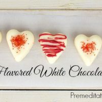 Image for Cherry-Flavored White Chocolate Hearts Recipe