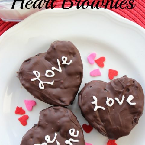 Image for Cream Filled Heart Brownies