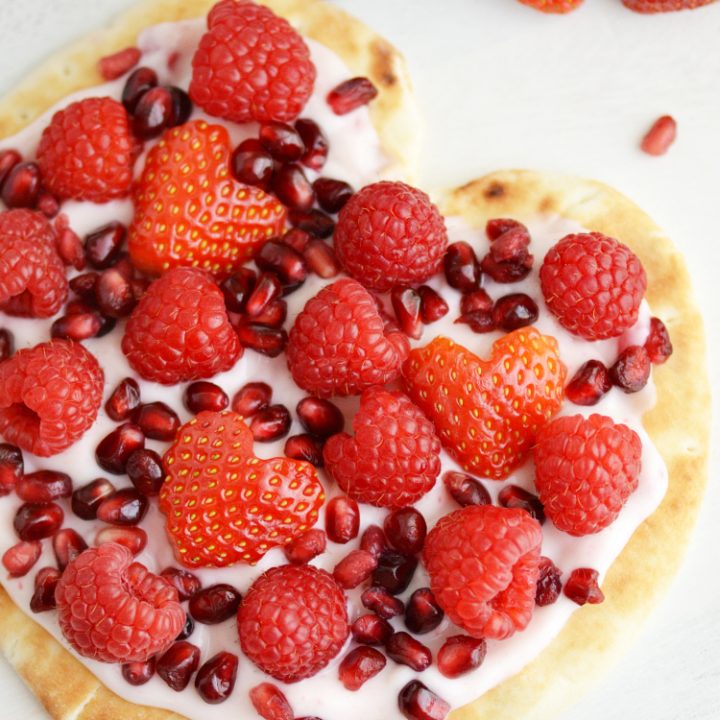 Image for Yogurt Flatbread Pizza Heart