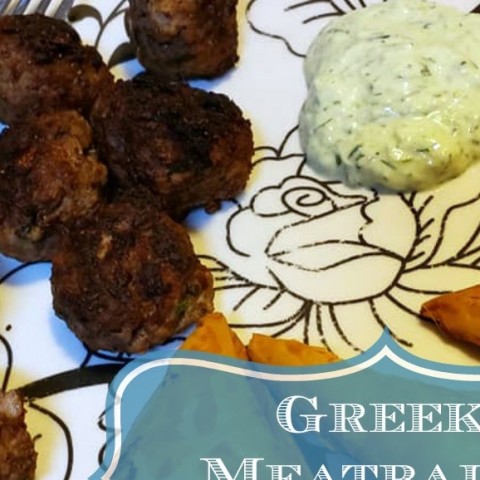 Image for Keftedes (Greek Meatballs) and Tzatziki