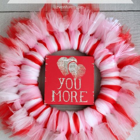 Image for How To Make a Tulle Wreath | Valentines Day Craft
