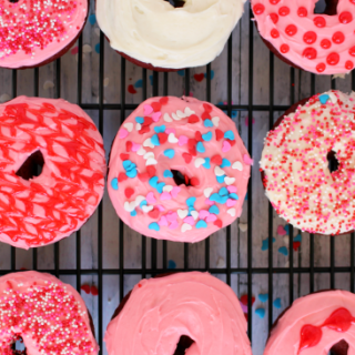 Image for Red Velvet Donuts with Cream Cheese Frosting