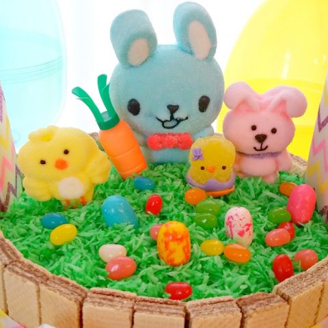 Image for Bunny and Friends Easter Basket Cake - An Affordable Custom Cake