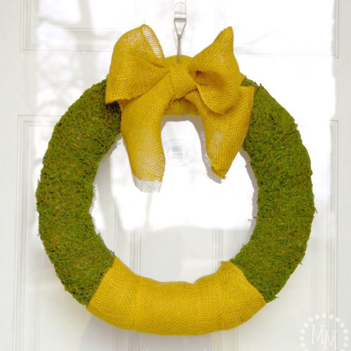 Image for Moss & Burlap Spring Wreath
