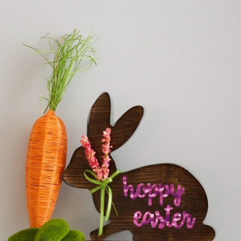 Image for Rustic Easter Bunny Sign &ndash; Silhouette Creators