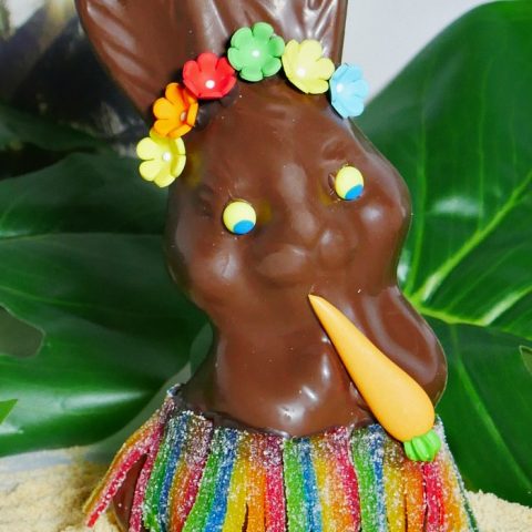 Image for Fully edible Chocolate Easter Hula Bunny for a fun Easter craft