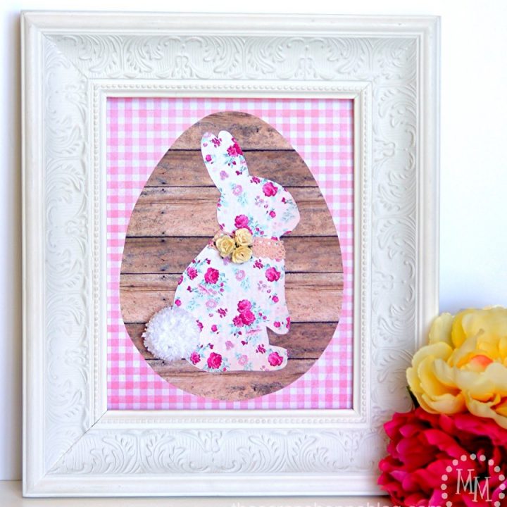 Image for Framed Paper Bunny