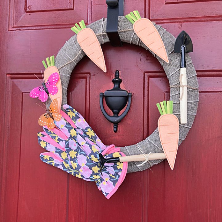Image for Spring Gardening Wreath - Monthly Craft Destash Challenge