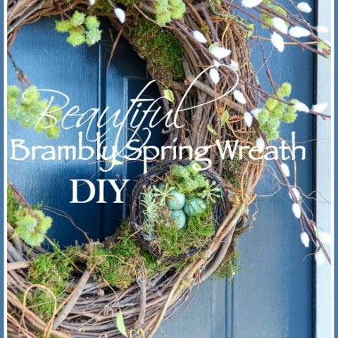Image for BEAUTIFUL BRAMBLY SPRING WREATH DIY