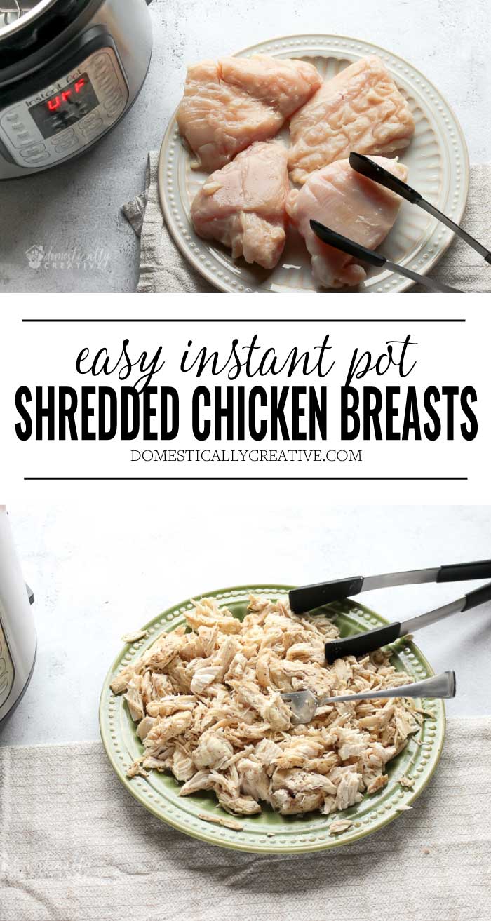 8 Quart Instant Pot Shredded Chicken Breasts