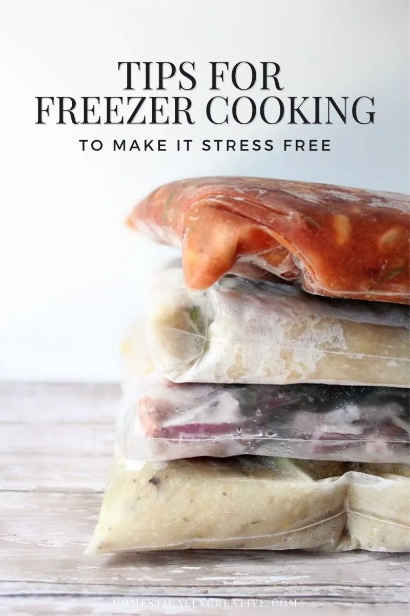 Tips for Stress Free Freezer Cooking