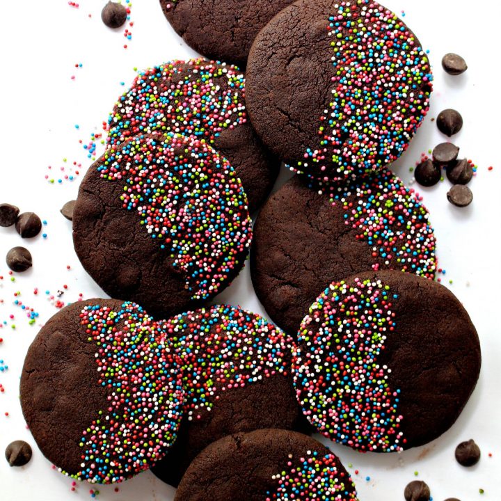 Image for Chocolate Chocolate Chip Shortbread Cookies