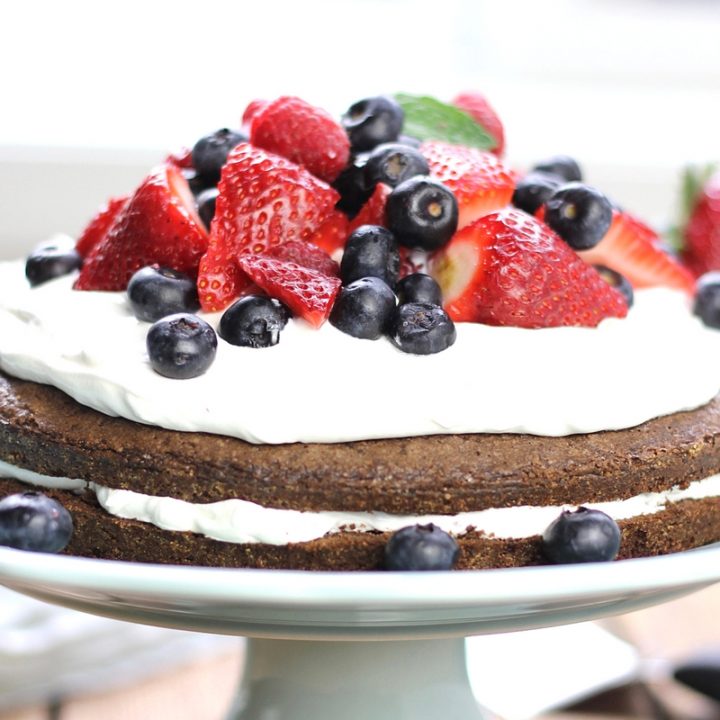 Image for Easy Brownie Strawberry Shortcake