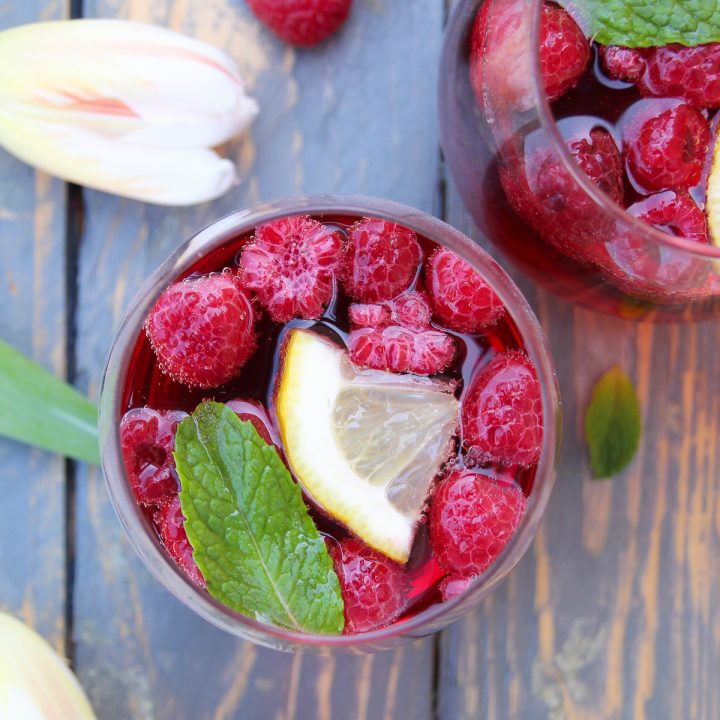 Image for Tart & Refreshing Raspberry Sparkling Wine Mimosa Recipe