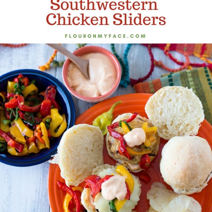 Image for AirFryer Southwestern Chicken Sliders #PhilipsGameDay