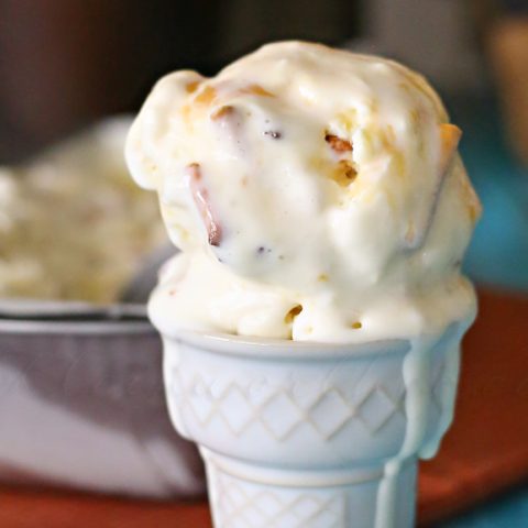 salted caramel pretzel ice cream