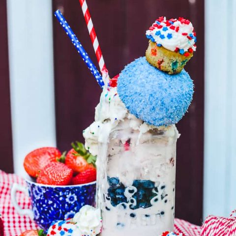Image for How to Make the Ultimate Red White & Blue Crazy Milkshake