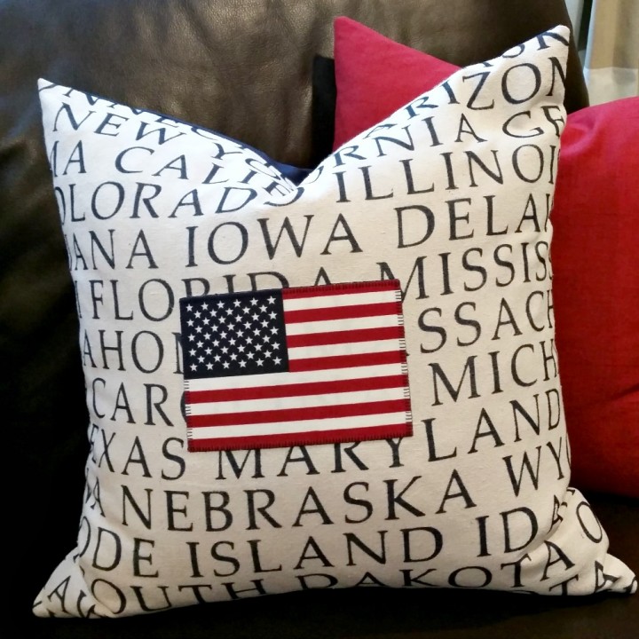 Image for DIY Patriotic Pillows - A Wonderful Thought