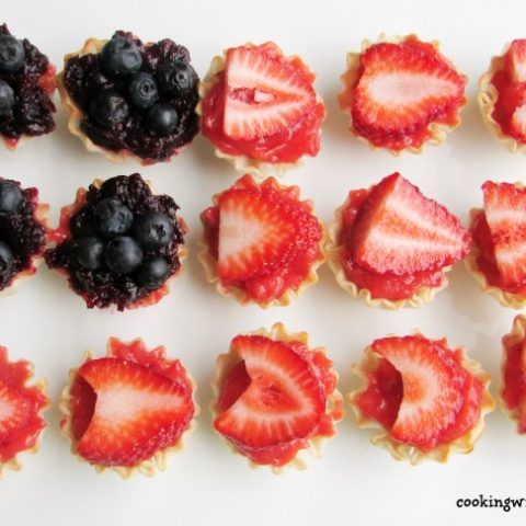 Image for Easy No Bake Two Bite Berry Pies