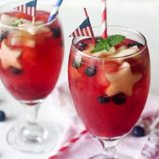 Image for Watermelon Sangria and Vodka Infused Watermelon Pizza