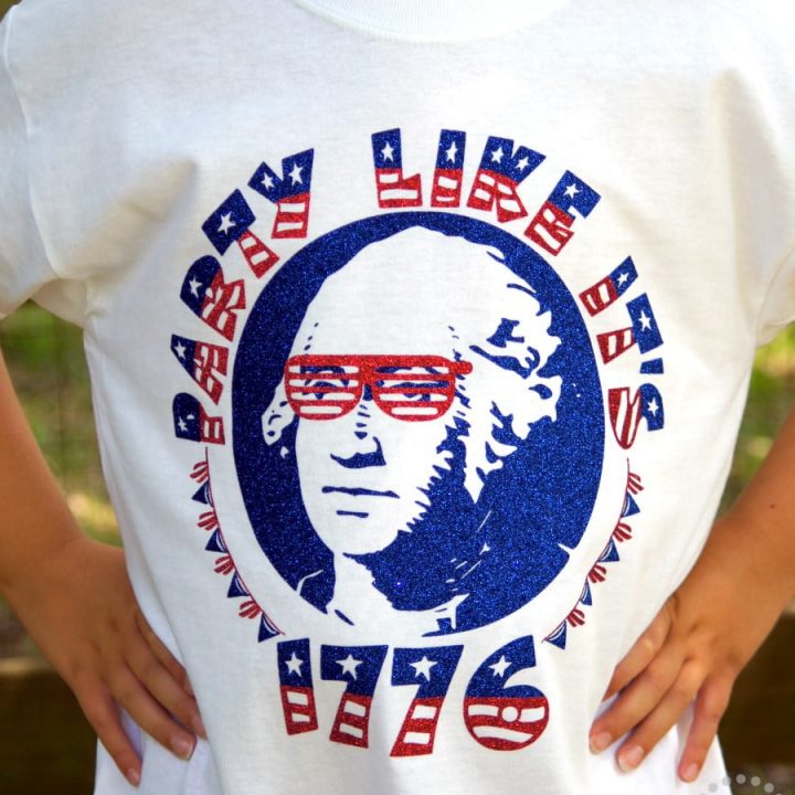 Image for Party Like It's 1776 - FREE Silhouette Cut File