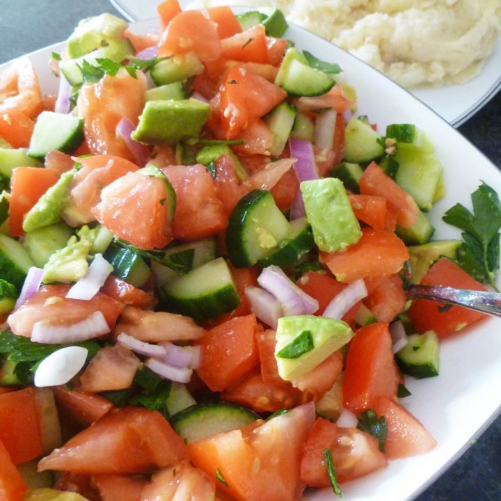 Image for Avocado Mediterranean Salad - This Happy Mommy