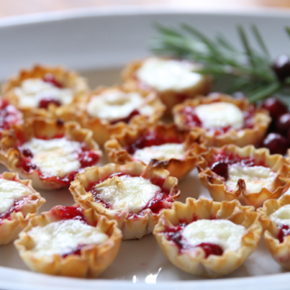 Image for Thanksgiving Recipe - Cranberry Brie Bites