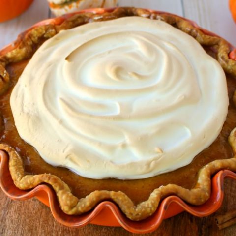 Image for Pumpkin Meringue Pie {The Most AMAZING Pumpkin Pie Recipe on the Internet!}