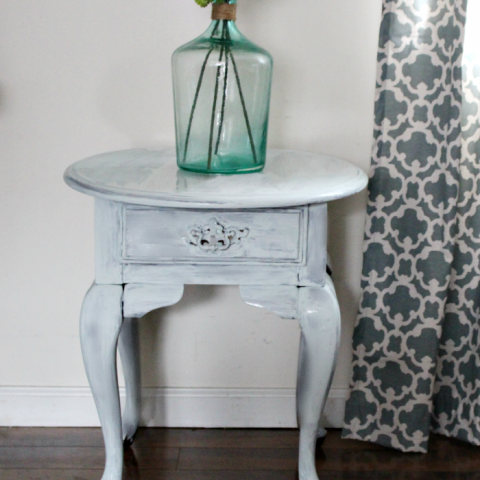 Image for How To Easily Update A Thrift Store Table With Milk Paint