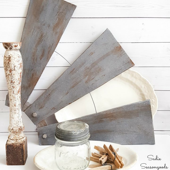 Image for Windmill Decor from Ceiling Fan Blades