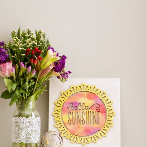 Image for Watercolor Wood Plaque Art