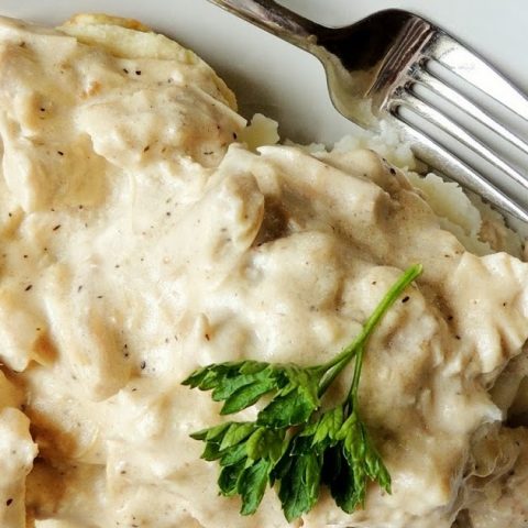 Image for Creamed Turkey Over Biscuits