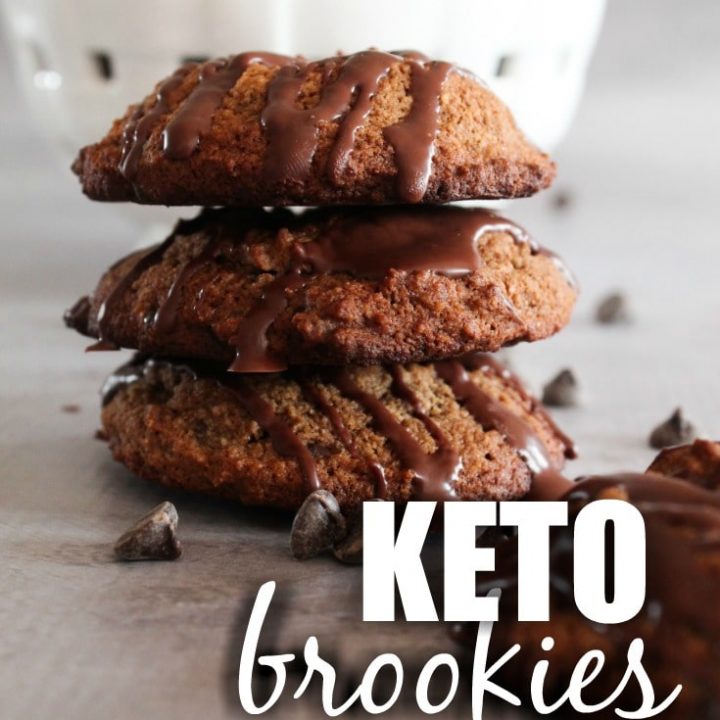 Image for Keto Brookies {Ketogenic, THM:S, Low Carb}