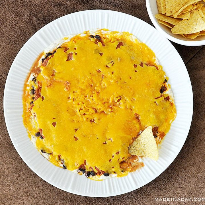 Image for Layered Tex Mex Cheese Dip with Salsa