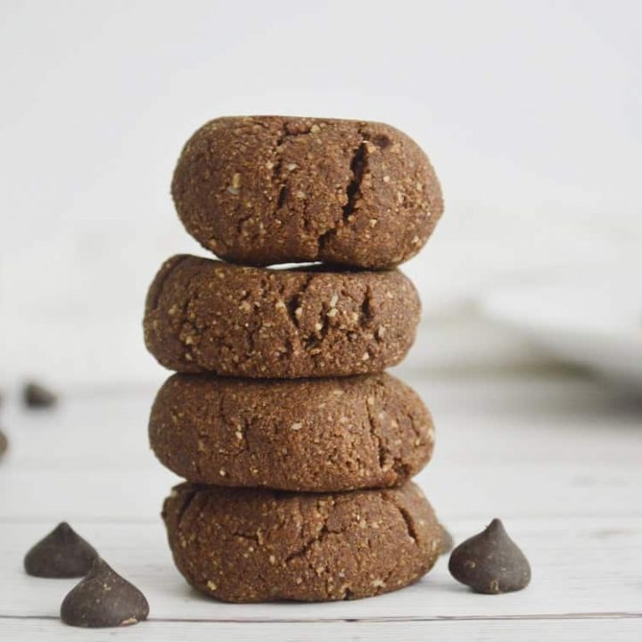 Image for Fluffy Double Chocolate Chip Cookies { Low Carb | Keto | GF }