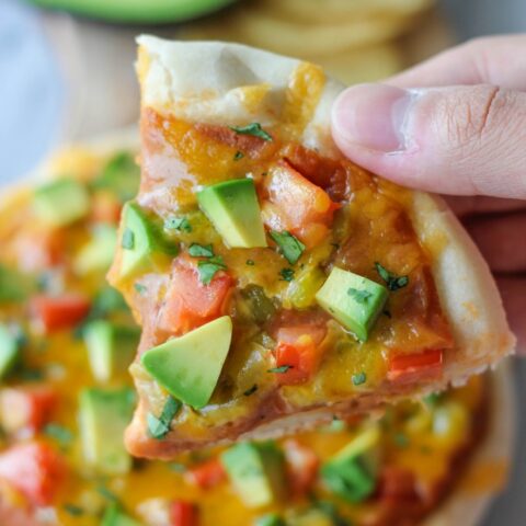 Image for Grilled Nacho Pizza - Damn Delicious
