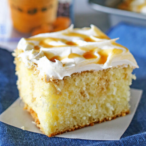 Image for Caramel Macchiato Poke Cake