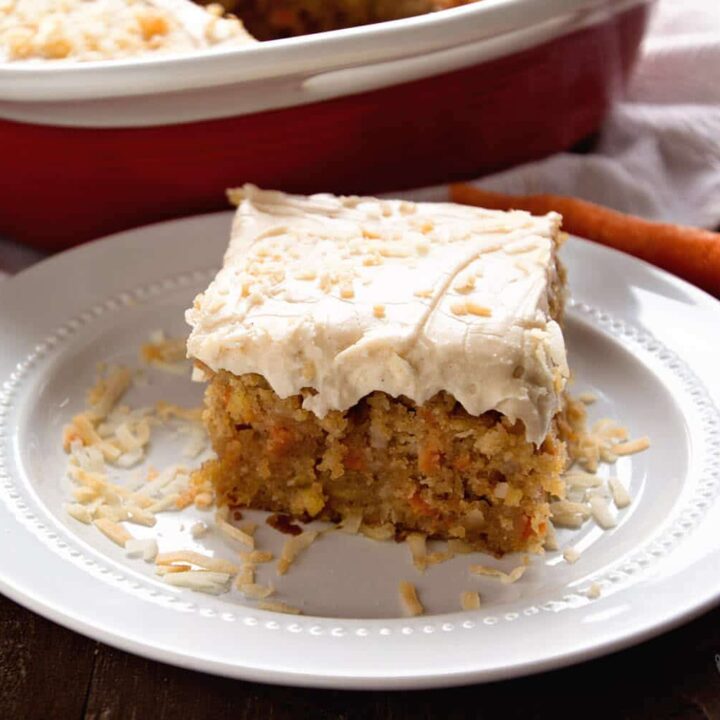 Image for Gooey Cinnamon Carrot Poke Cake