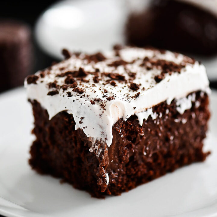 Image for Thin Mint Chocolate Poke Cake
