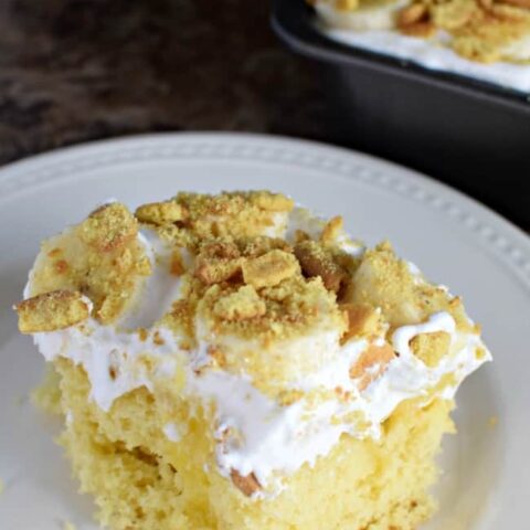 Image for Banana Pudding Poke Cake Recipe